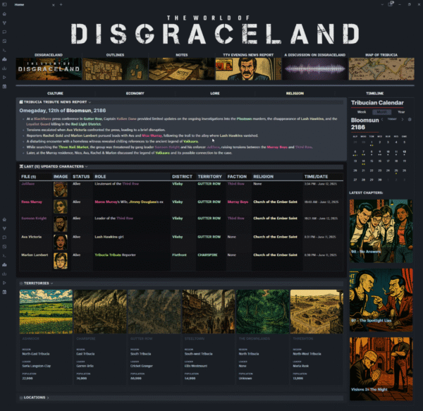 Disgraceland full homepage