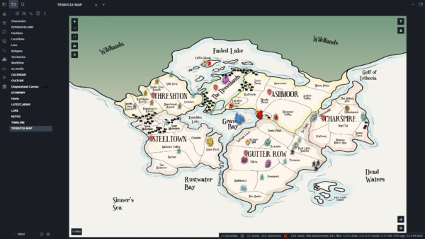 Map of Disgraceland