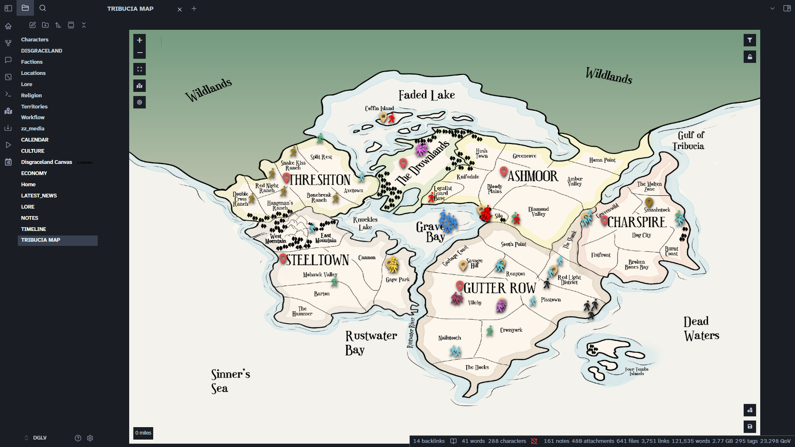 Map of Disgraceland